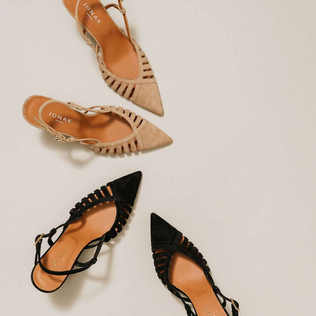 Sandales Dinky Velours - Noir