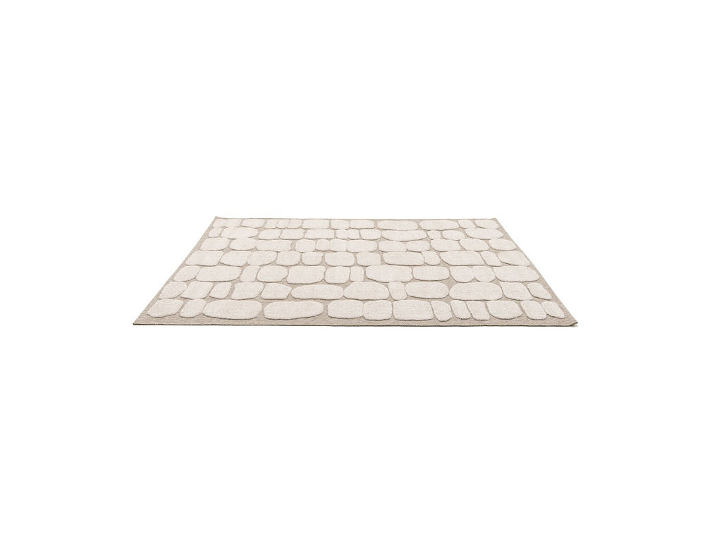 Roku - Alfombra de pelo corto - Motivo abstracto - Beige