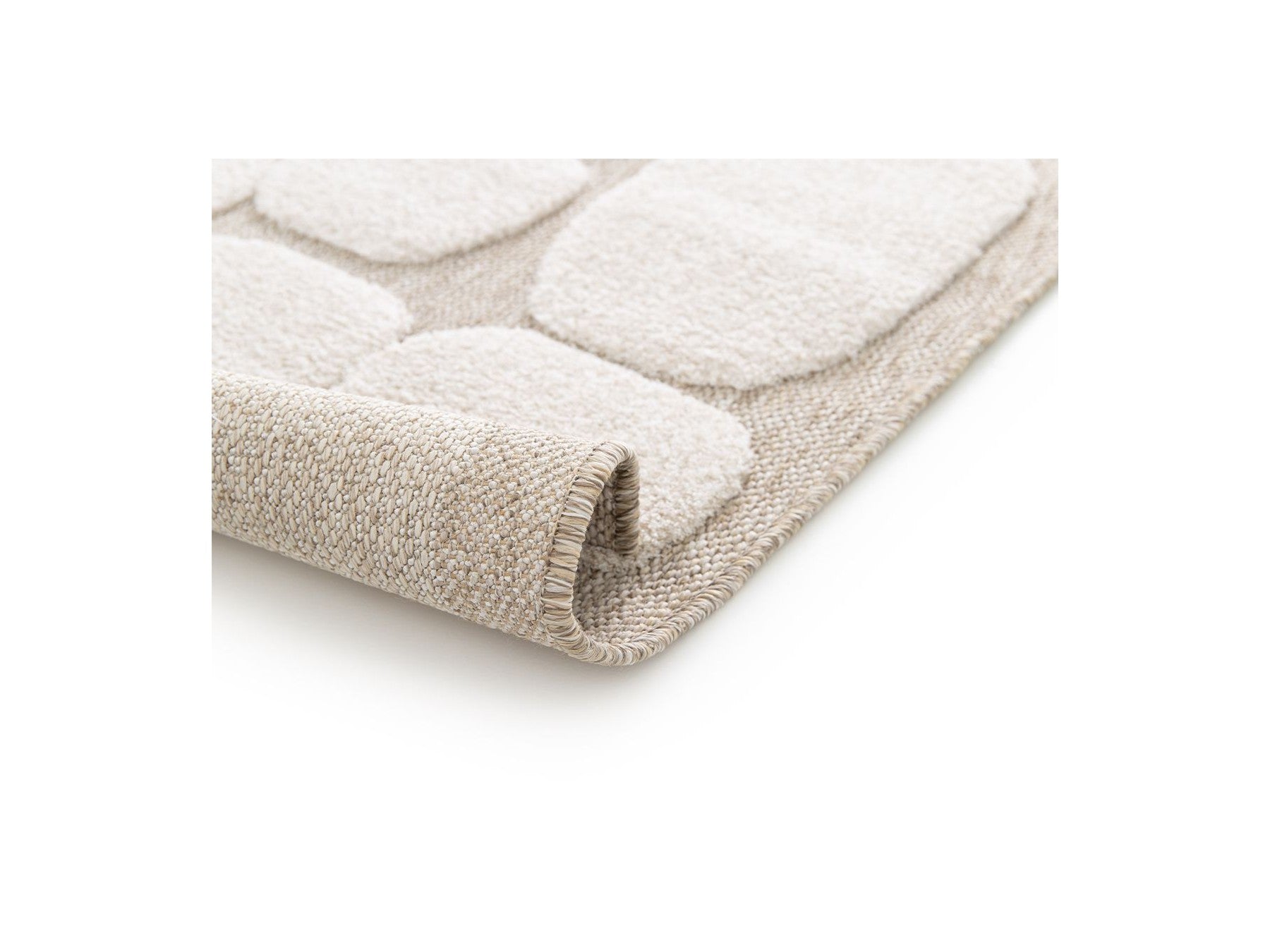 Roku - Alfombra de pelo corto - Motivo abstracto - Beige