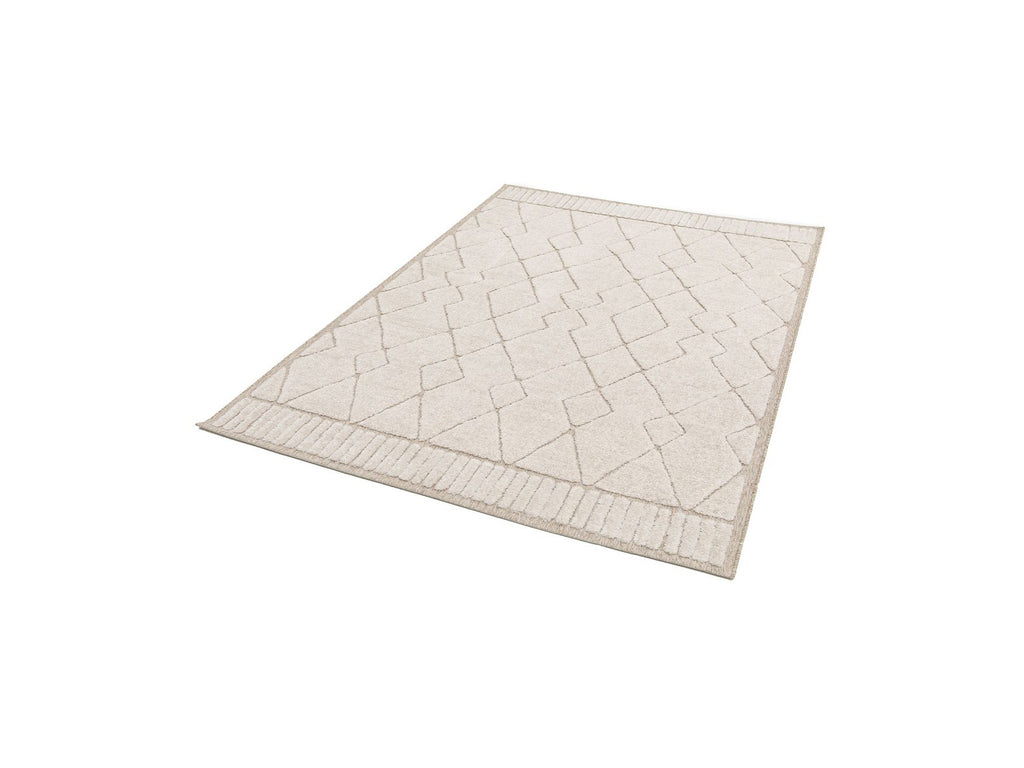 Agosto - Alfombra de pelo corto - Motivo abstracto - Beige
