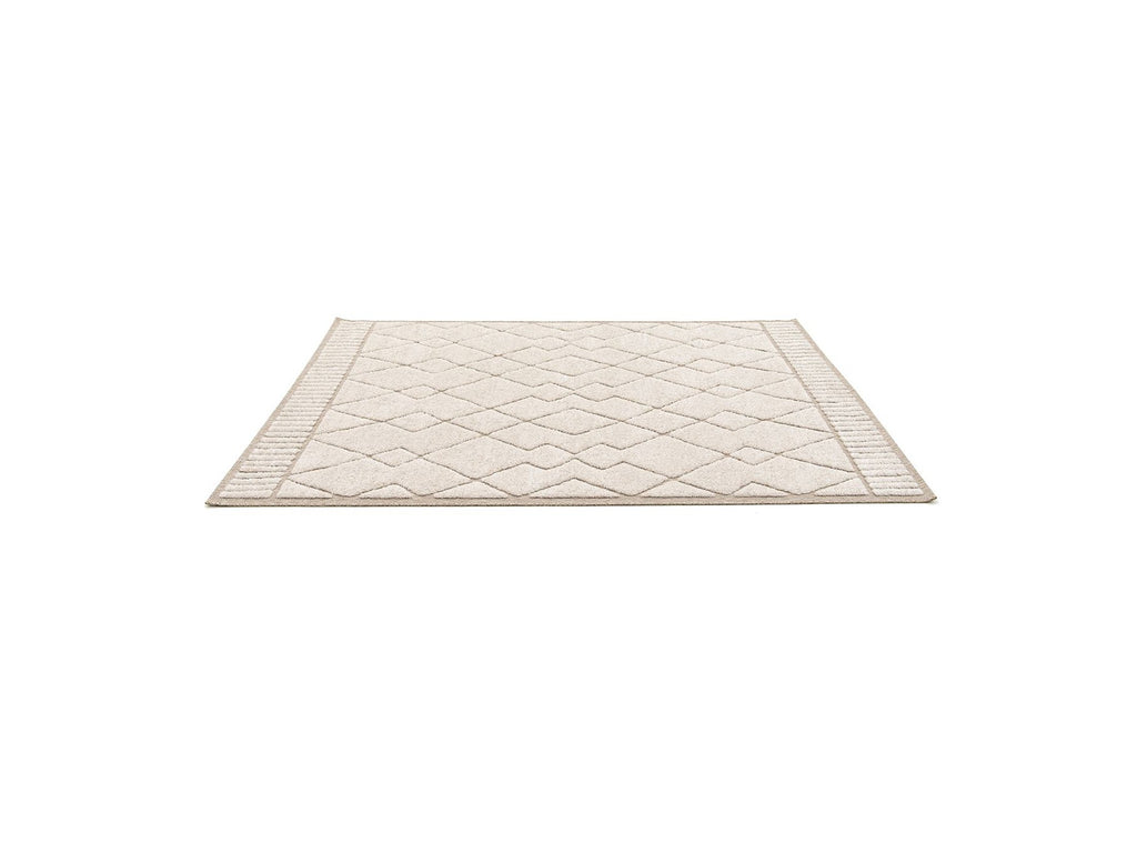 Agosto - Alfombra de pelo corto - Motivo abstracto - Beige