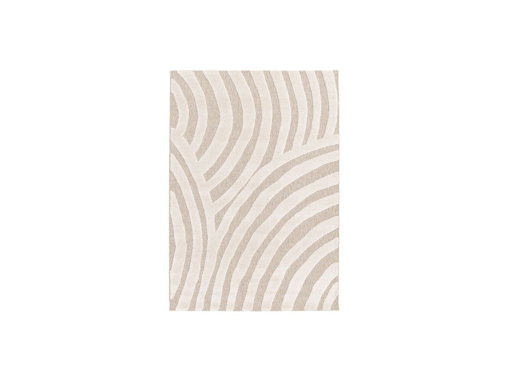 Vilma - Alfombra de pelo corto - Motivo abstracto - Beige