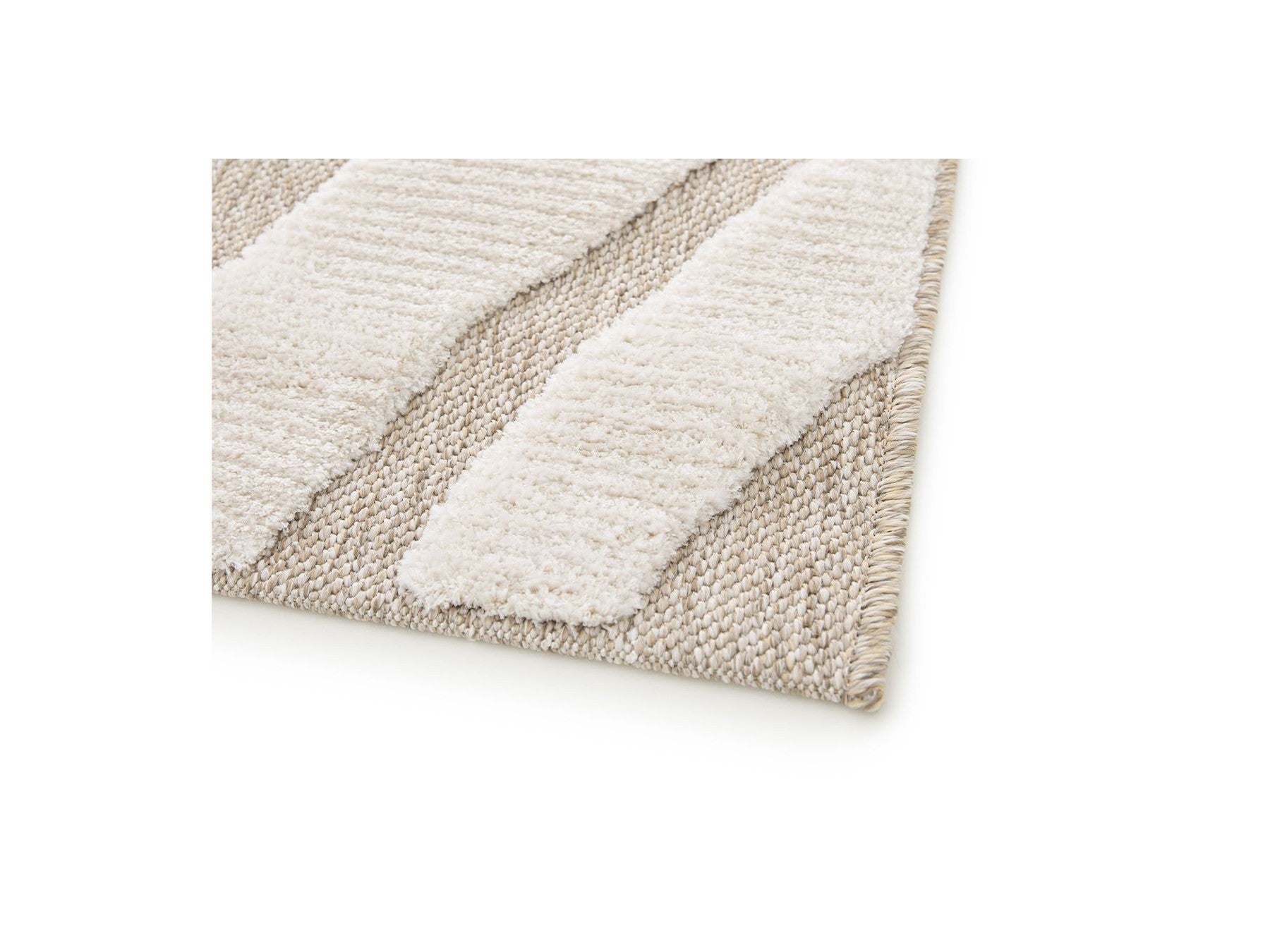 Vilma - Alfombra de pelo corto - Motivo abstracto - Beige