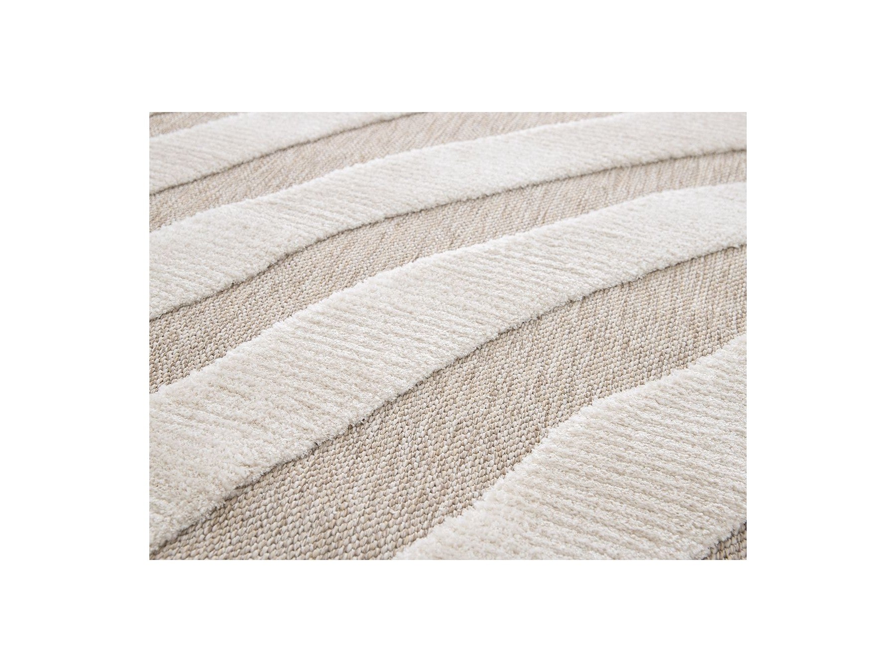 Vilma - Alfombra de pelo corto - Motivo abstracto - Beige