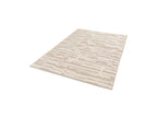 Lennon - Alfombra de pelo raso - Motivo abstracto - Beige
