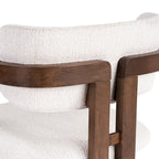 Chaises Toscana - Blanc / Noyer Foncé