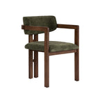 Chaises Toscana - Vert / Noyer Foncé