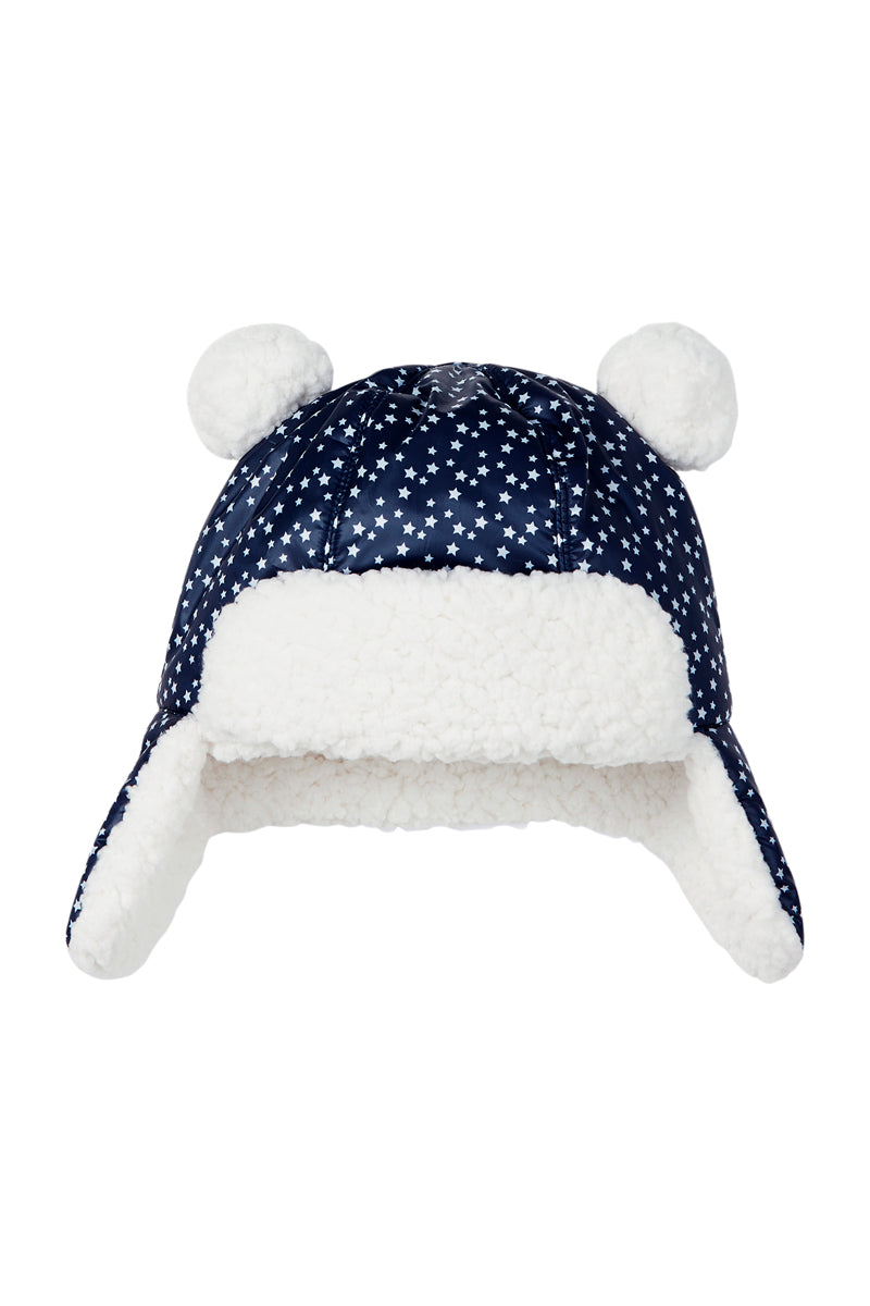 Aviator Hat - Navy Blue - Baby Boy