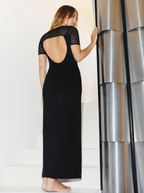 Black Tiny Flower Dress