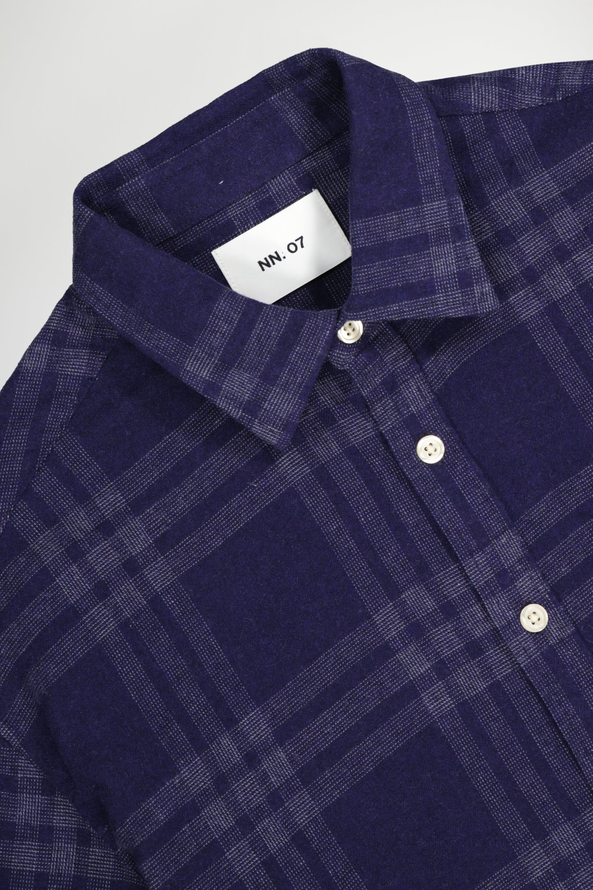 NN07 - Deon Shirt - Navy Check