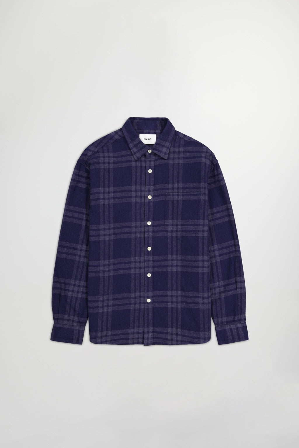 NN07 - Deon Shirt - Navy Check