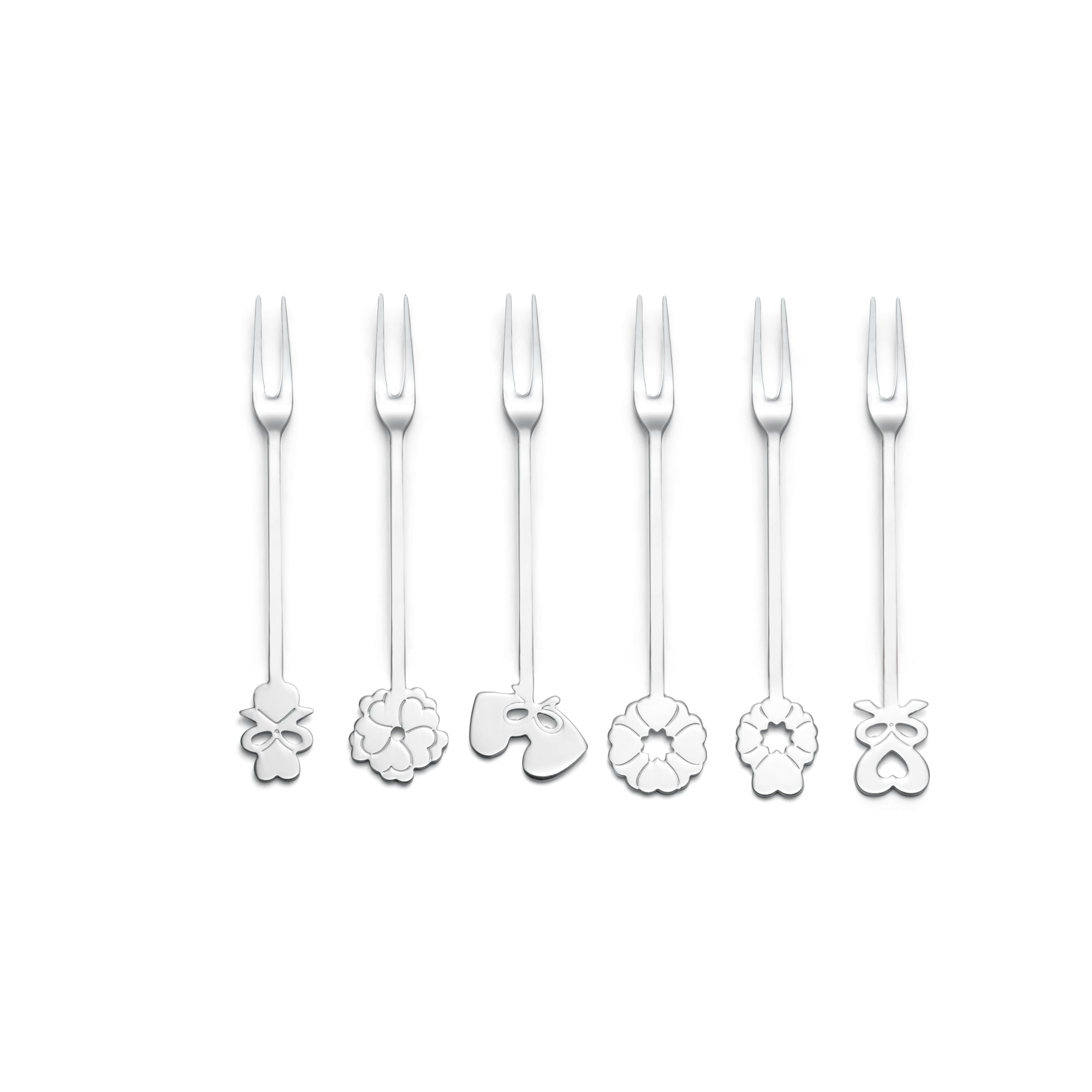 Love - Set of 6 Aperitivo Forks