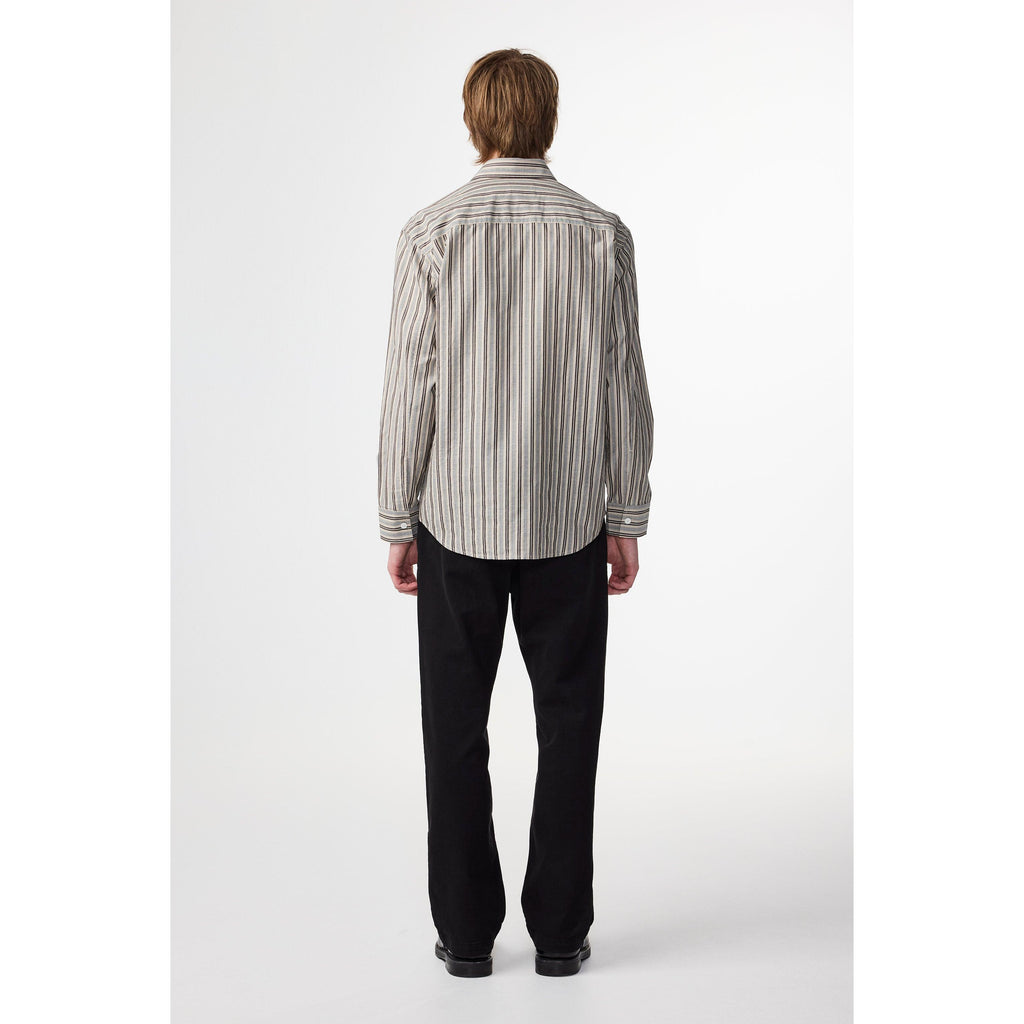 Camisa Freddy Pkt - Navy Stripe