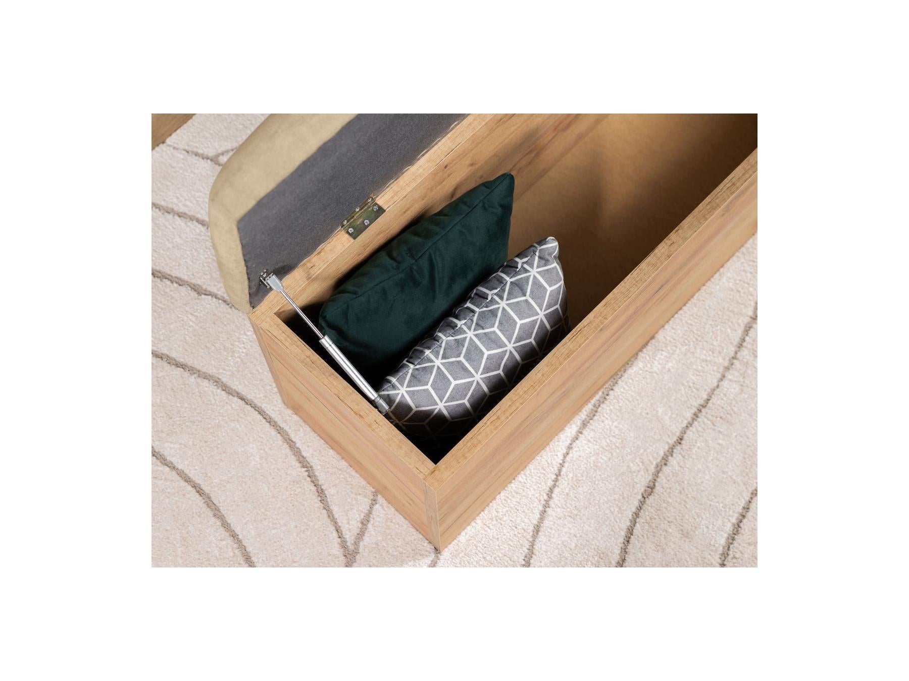 Cama con lamas macizas - Kumo - Patas de madera natural + Pie de cama con lamas macizas - Kumo