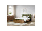 Cama con lamas macizas - Kumo - Patas de madera natural + Pie de cama con lamas macizas - Kumo