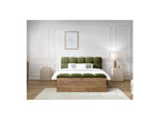 Cama con lamas macizas - Kumo - Patas de madera natural + Pie de cama con lamas macizas - Kumo