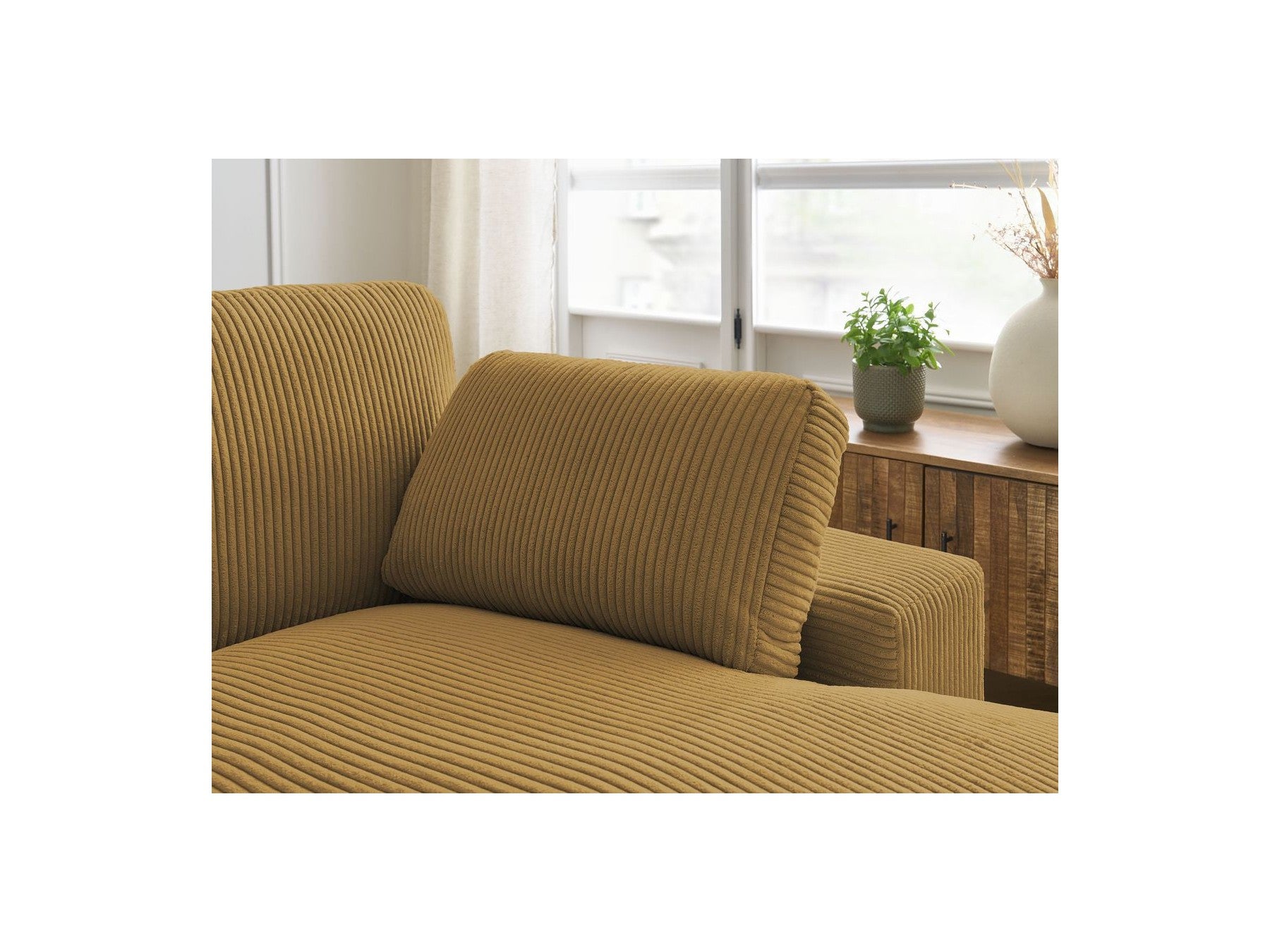 Belair - Sofá esquinero reversible - Pana