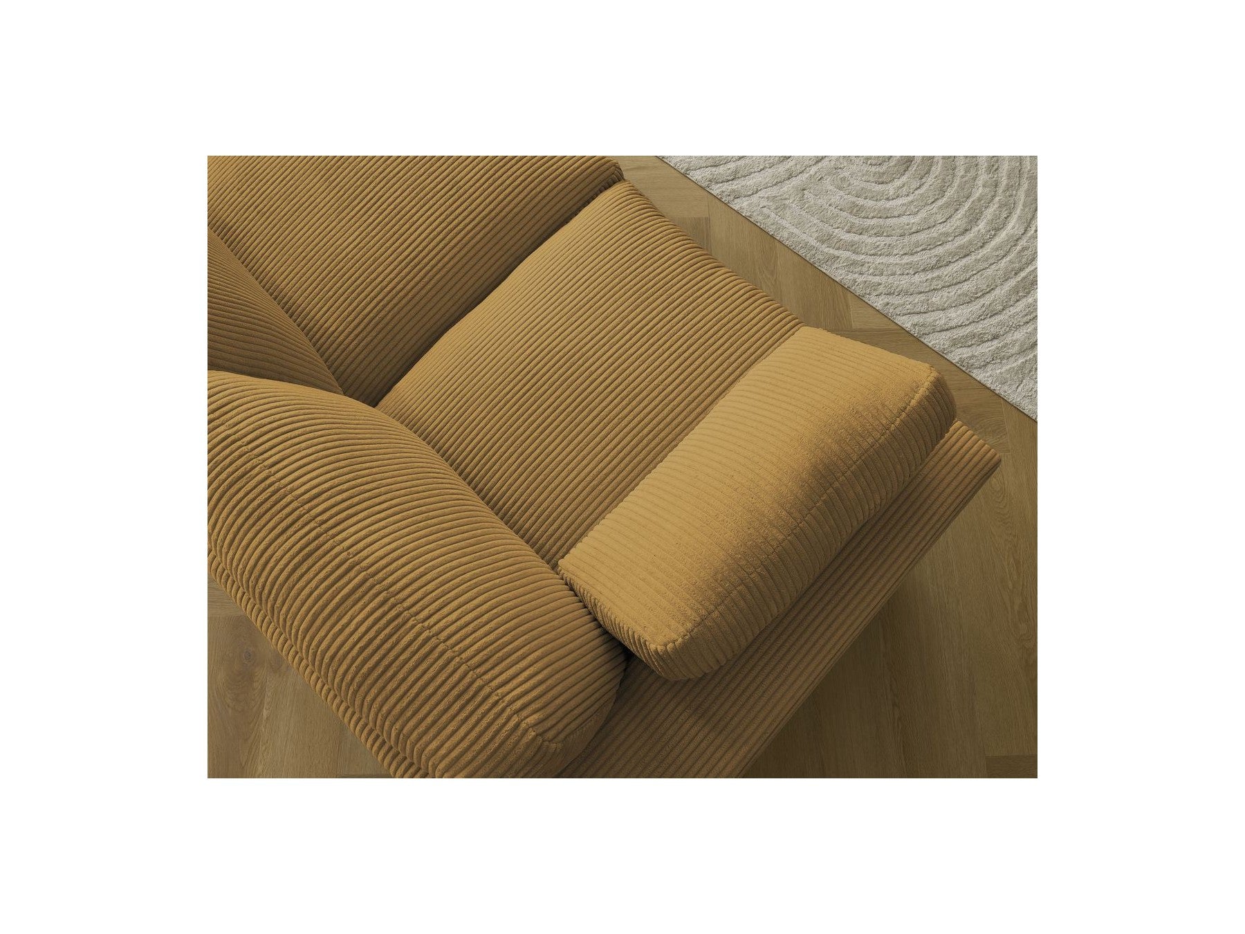 Belair - Sofá esquinero reversible - Pana