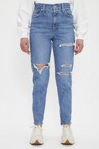 Jeans Mom Usé