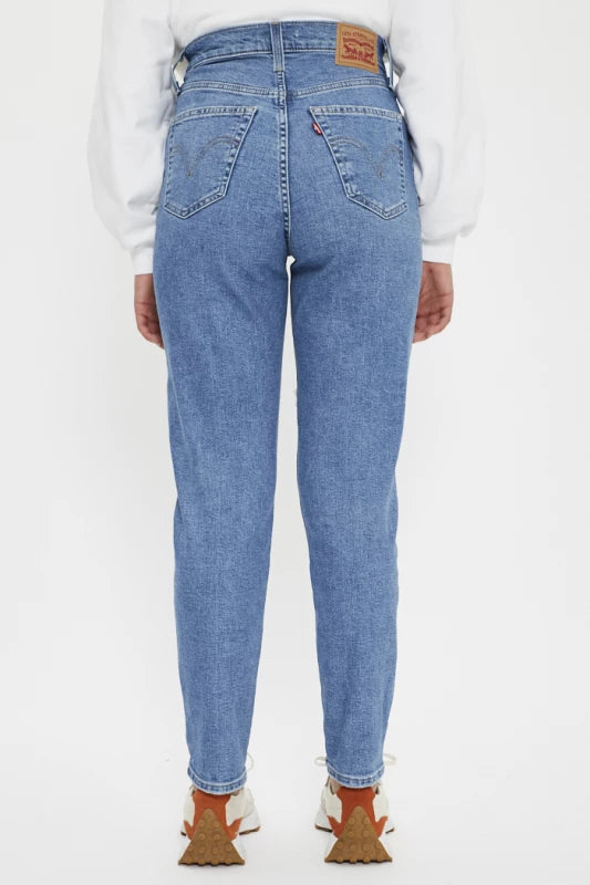Jeans Mom Usé
