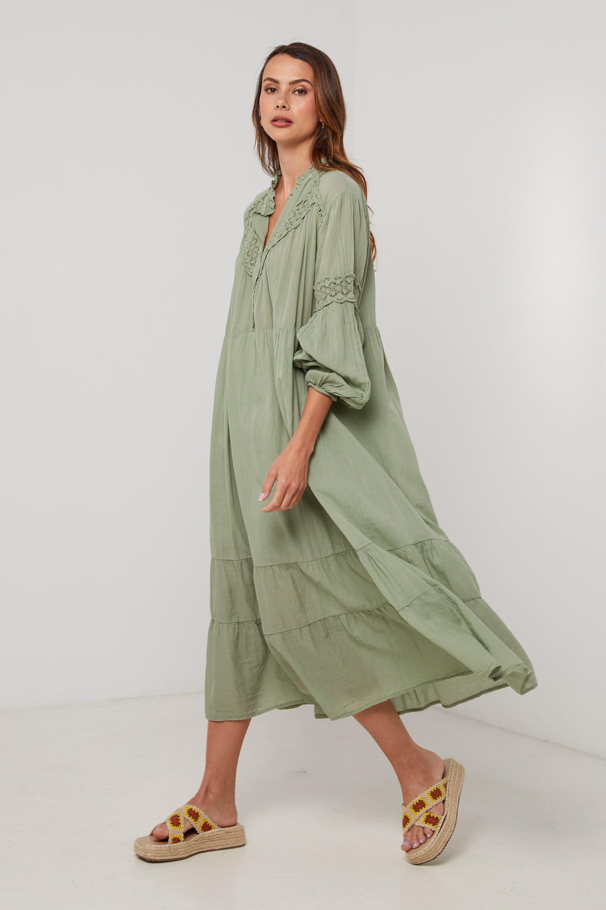 Vestido - Verde - Mujer