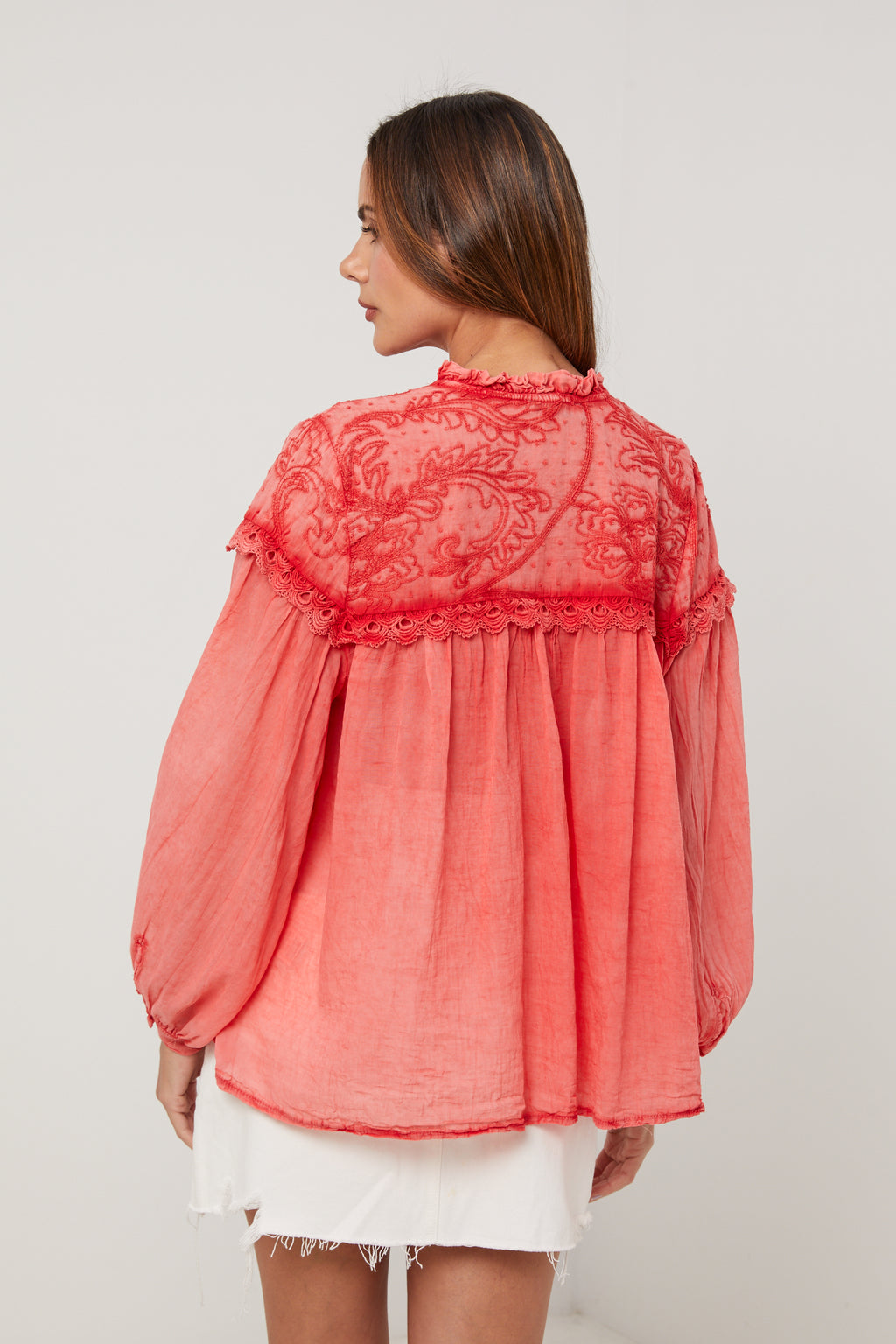 Top - Coral - Mujer