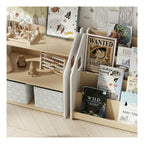 Librería y Estantería Para Juguetes Dúo – Blanco y Gris