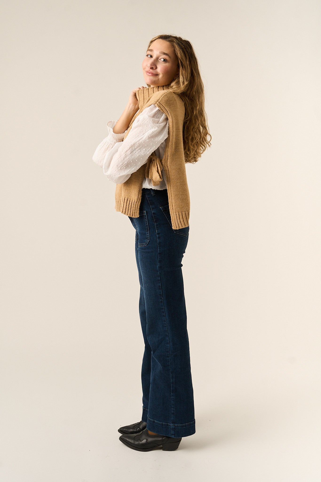 Chaleco Julieta Beige