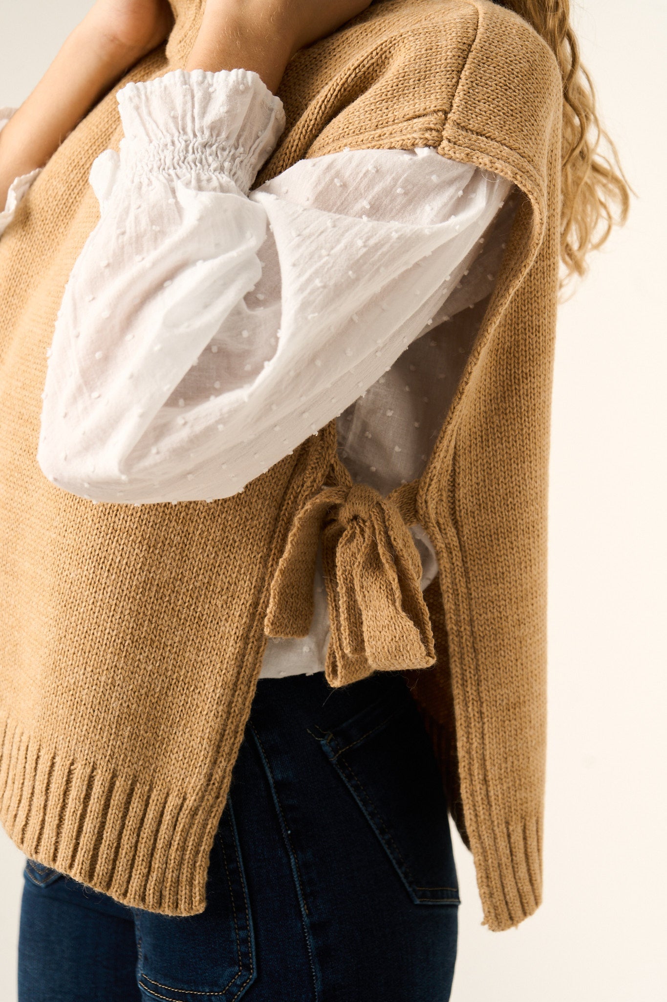 Chaleco Julieta Beige