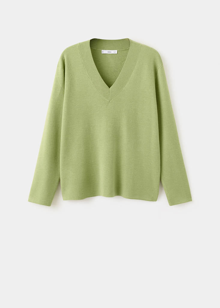Pull-Over Maille Col En V