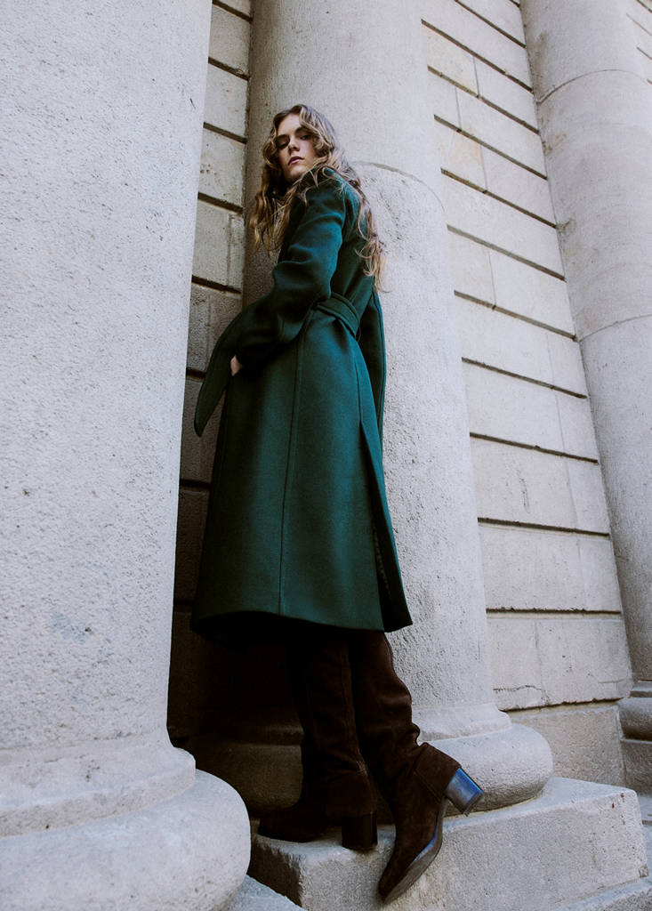 Manteau Laine Manteco Ceinture