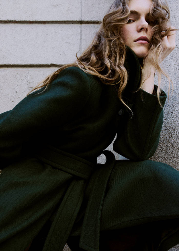 Manteau Laine Manteco Ceinture