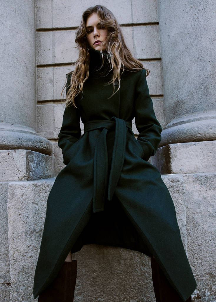 Manteau Laine Manteco Ceinture