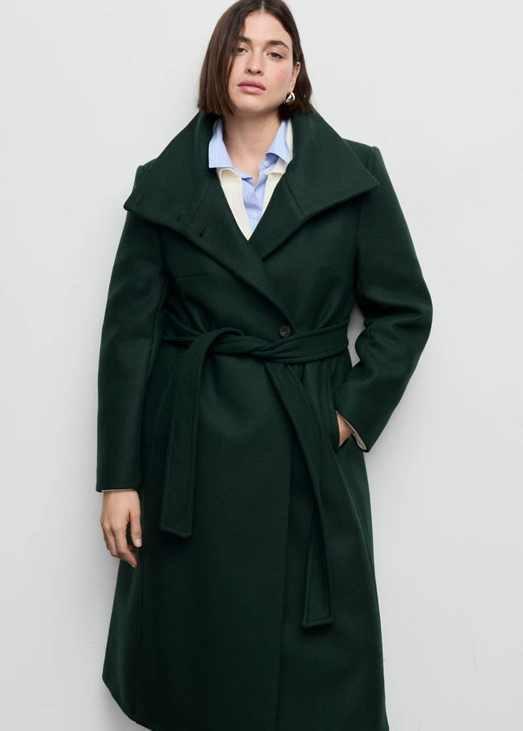 Manteau Laine Manteco Ceinture