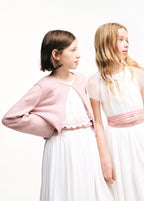 Cardigan Aysha Rose Poudré - Fille