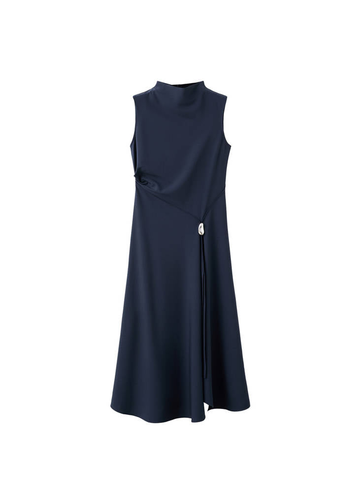 Robe Évasée Avec Ornement Métallique