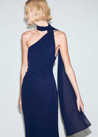 Robe Asymétrique Foulard
