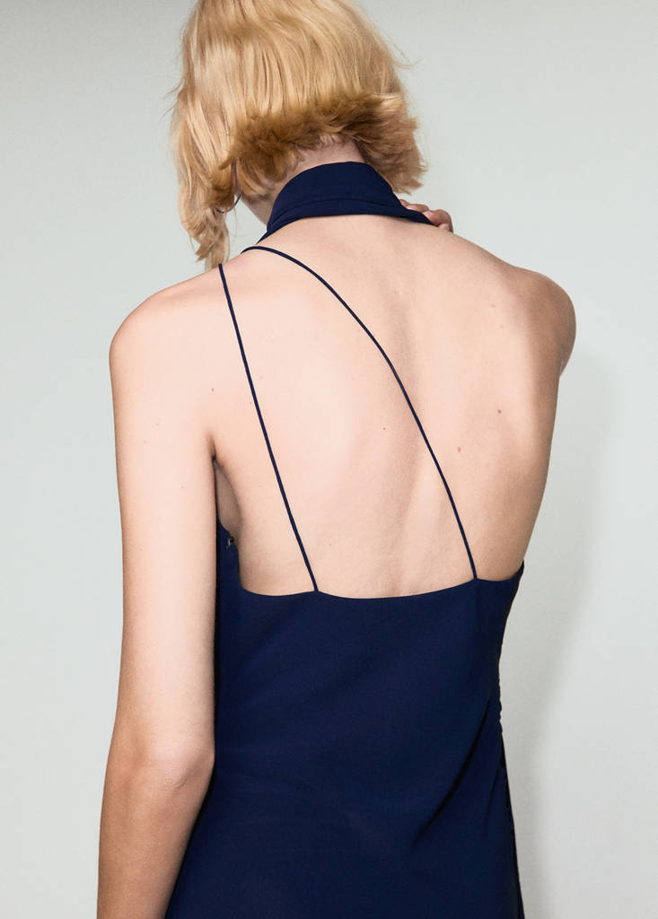 Robe Asymétrique Foulard