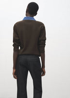 Pull-Over Col Chemise Combiné