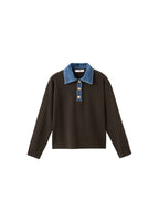 Pull-Over Col Chemise Combiné