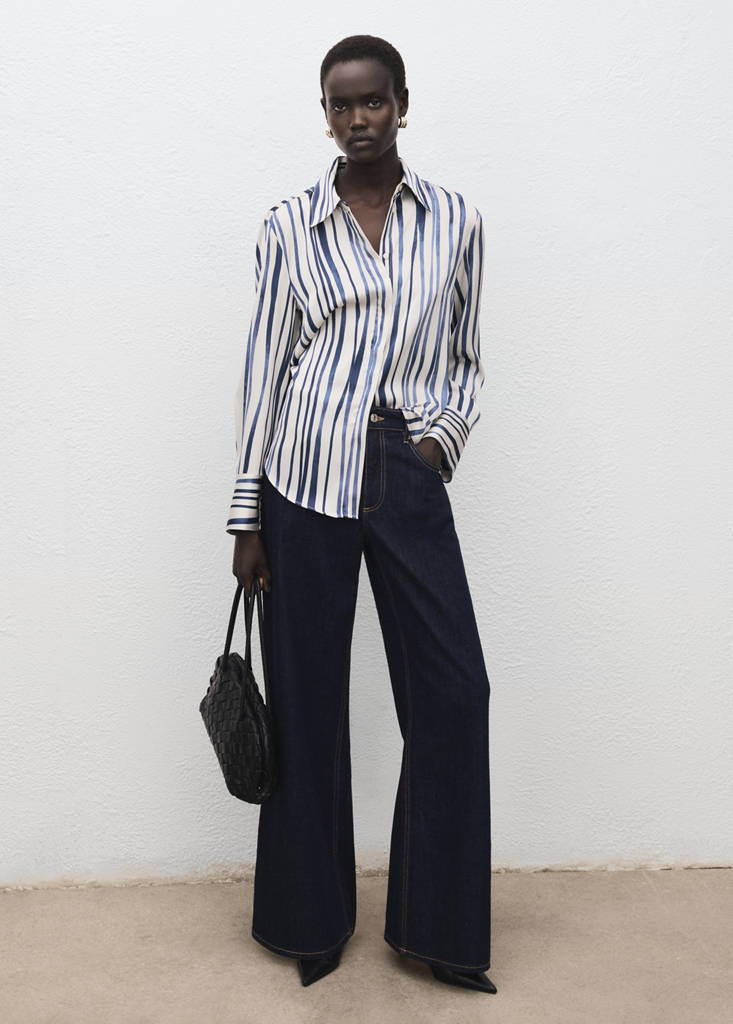 Printed Flowy Shirt
