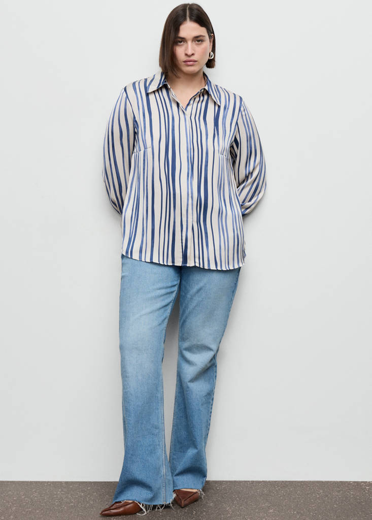 Printed Flowy Shirt