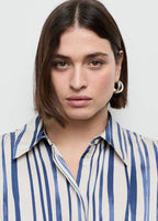 Printed Flowy Shirt