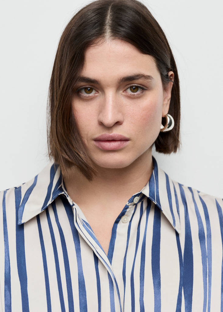 Printed Flowy Shirt