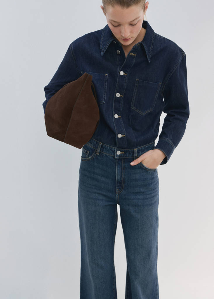 Buttoned Denim Jumpsuit