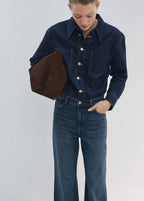 Buttoned Denim Jumpsuit