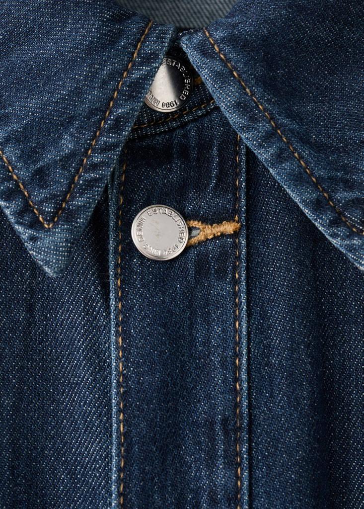 Buttoned Denim Jumpsuit