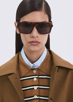 Pull-Over Rayures Col Polo