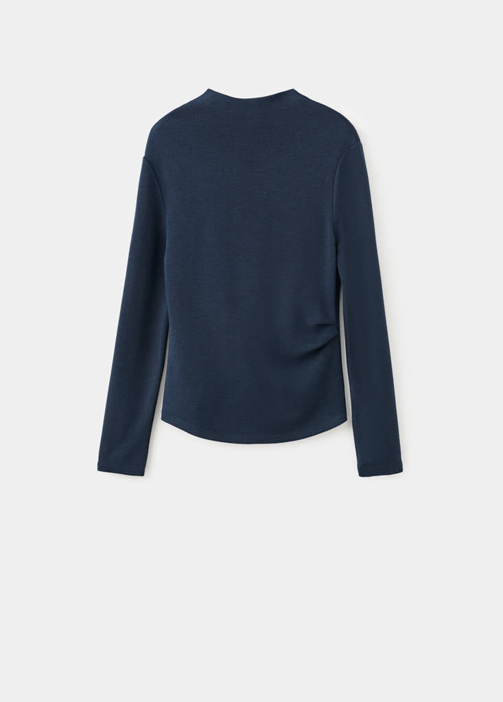 Sweat En Maille Fine Avec Col Cheminée