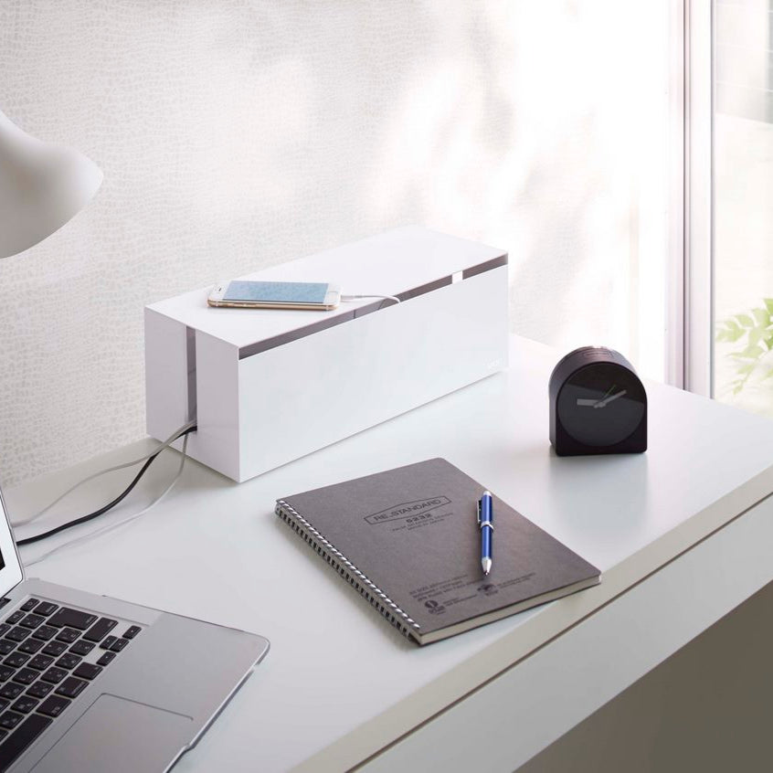Cable Management Box - White